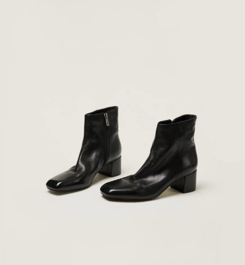 水洗马皮高跟高质感气质极简裸靴GM06JH2053主图