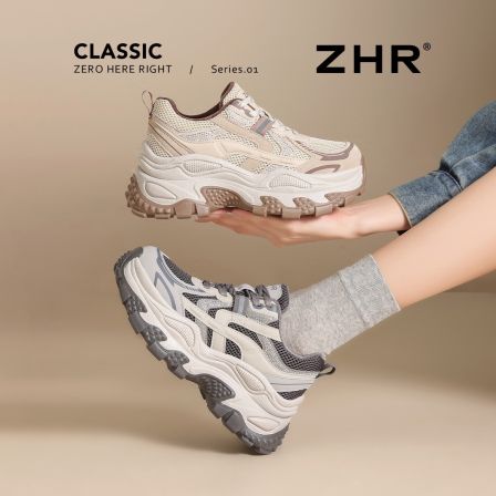 【ZHR则则】厚底增高老爹鞋女款显脚小休闲鞋时尚女鞋ID53/ID53A