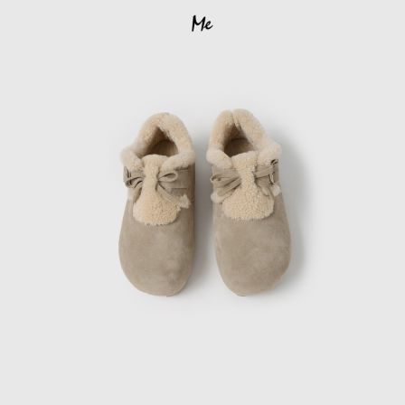 【磨砂真皮甜心勃肯鞋（加绒）】重磅牛反绒百搭保暖鞋子MESA4861