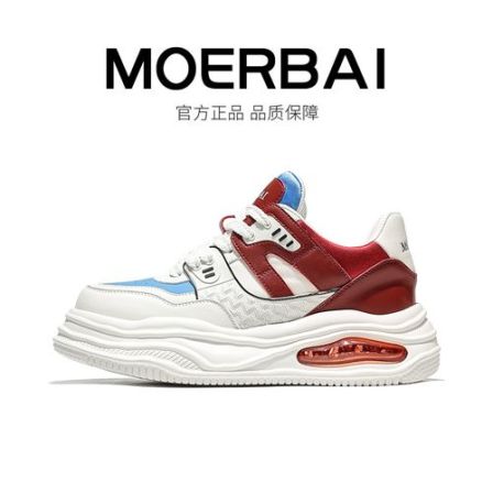 秋冬新款明星同款男鞋百搭网红小白鞋运动板鞋拼色厚底书然星男鞋