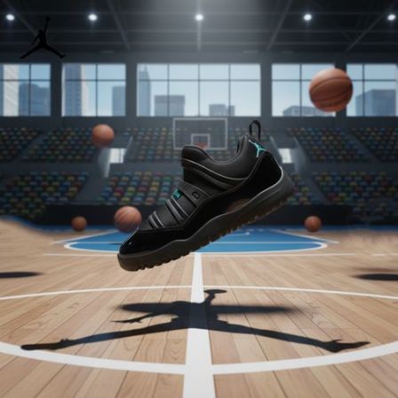 AIR JORDAN儿童童鞋运动休闲鞋经典复古高帮百搭童鞋BQ7101/02