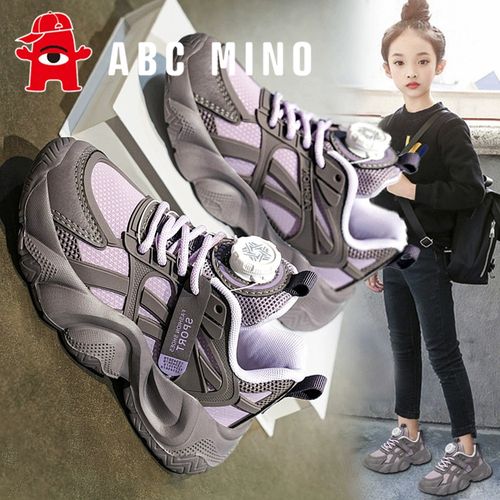 ABC MINO女童鞋子冬季2025新款儿童运动鞋中大童女孩跑步老爹鞋潮主图