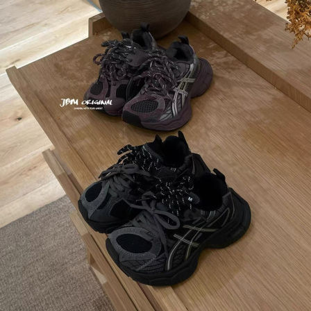 JBM 潮牌儿童加绒厚底老爹鞋2025冬季新款男女中大童保暖运动跑鞋