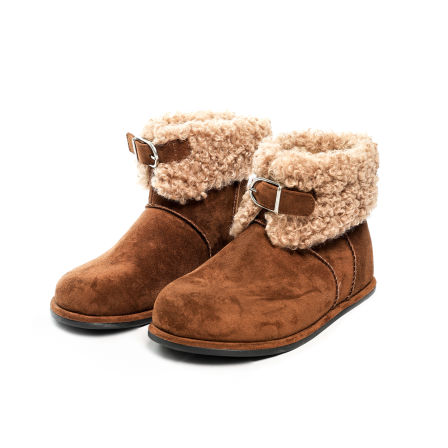烈儿LIEER「小暖炉雪地靴」超暖脚！复古仿羊羔毛增高显瘦雪地靴