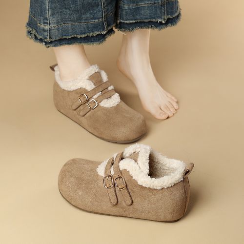 【FOXER】全包勃肯鞋25新款通勤百搭复古一脚蹬舒适休闲女鞋-W主图