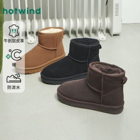 【亮晶晶设计款雪地靴】2025年冬季新款复古加绒棉鞋短筒加厚女靴子