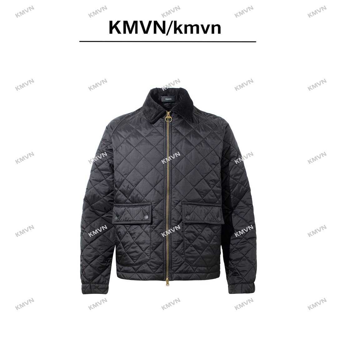 【淞絮】2025冬季新款潮流时尚百搭舒适原创设计休闲格纹棉服外套主图