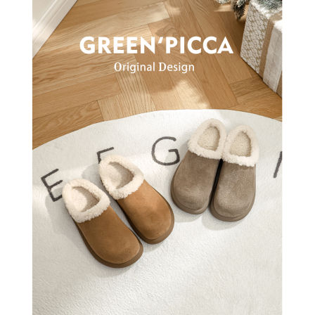 真皮版~小土豆勃肯鞋女2025冬季新款加绒保暖东北毛毛厚底雪地靴