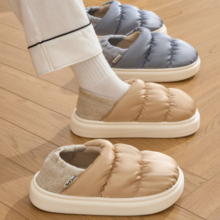 张凯丽棉拖鞋女士冬季2025新款室内家居防滑防臭加绒加厚保暖棉鞋