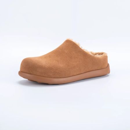 半包小土豆【牛皮+羊皮毛一体】真皮真毛保暖防滑半托