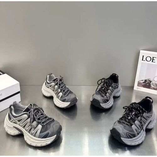 【雀尼】2025秋冬新款时尚老爹鞋百搭休闲鞋女鞋潮厚底增高加绒主图