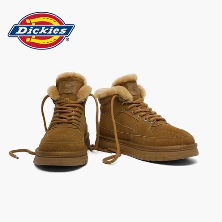 Dickies雪地靴男冬季加绒保暖男鞋东北防寒棉靴雪地靴男款