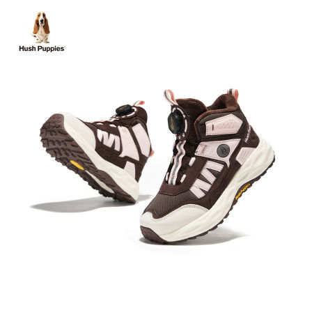 暇步士童鞋儿童运动鞋女童棉鞋冬季新款加绒保暖软底休闲高帮鞋子