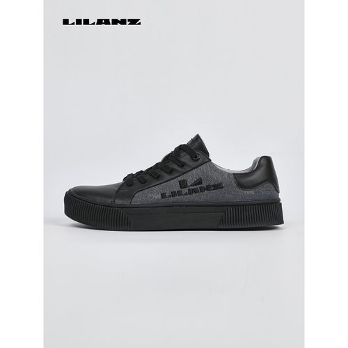 利郎男鞋【万针刺绣】秋冬新款低帮百搭男士平底休闲板鞋W6XXL318主图