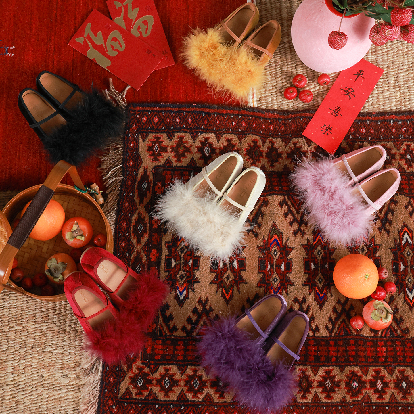 大耳象女童毛毛丝绒单鞋冬季新款宝儿女孩防滑橡胶时装鞋公主鞋子主图