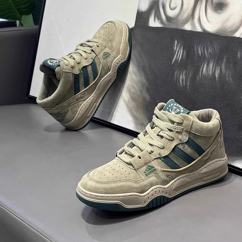 高帮男鞋冬季加绒保暖棉鞋欧洲站翻毛皮休闲板鞋防滑厚底运动潮鞋主图