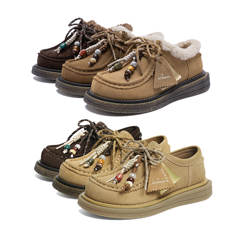 【李佳琦直播间】红蜻蜓卡皮巴拉袋鼠鞋女加绒勃肯鞋子主图