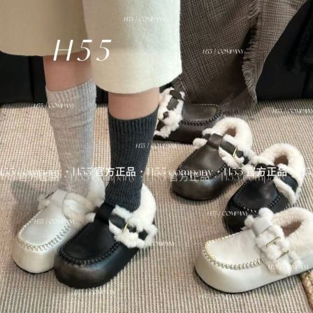 女鞋安第斯极简风加绒加厚舒适博肯鞋时尚休闲鞋09-3100-5【N】