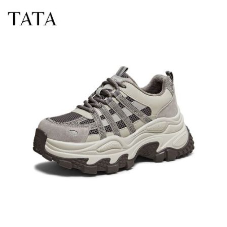 TATA/他她2026春商场同款时尚休闲百搭女老爹鞋新款CJY01AM6