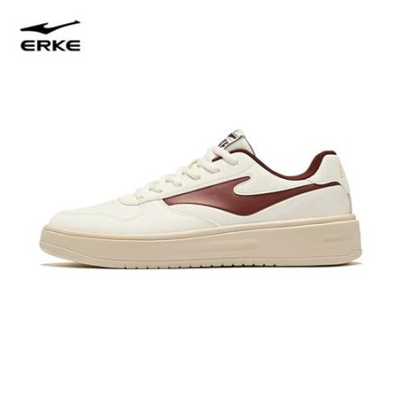 【新年战靴】天权丨鸿星尔克冬板鞋时尚简约休闲百搭小白鞋软面男