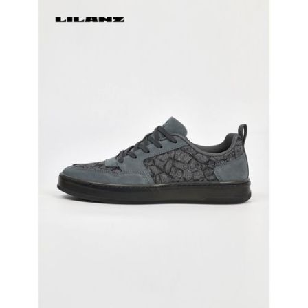 利郎男鞋【珐琅针织】 秋冬新款简约复古低帮百搭休闲男鞋W6XXL303