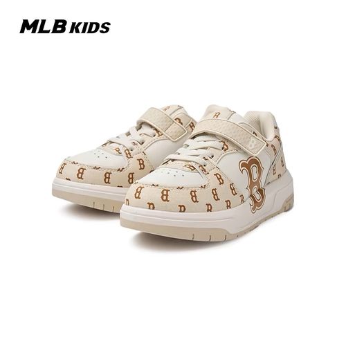 MLB【商场同款】儿童时尚板鞋大童舒适洋气魔术贴童鞋夏新7ASXLM44N主图