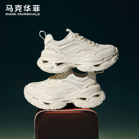 马克华菲男鞋2025新款秋季增高软底运动休闲鞋男士高级老爹鞋男款