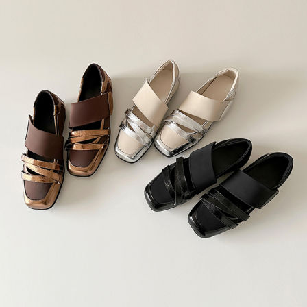 羊皮版~浅口高级小众芭蕾鞋女法式真皮设计感时髦运动风休闲单鞋