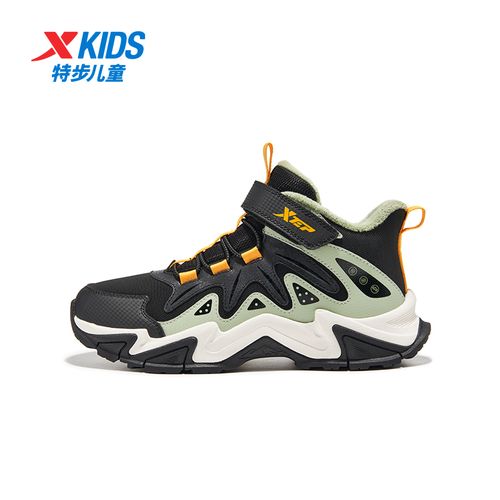 【冬季加绒二棉鞋】特步儿童新款大童防滑保暖运动鞋675415379427主图