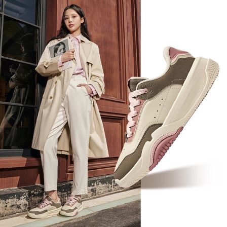 焦糖拿铁2丨鸿星尔克情侣款板鞋51124301250【柴老师专属】