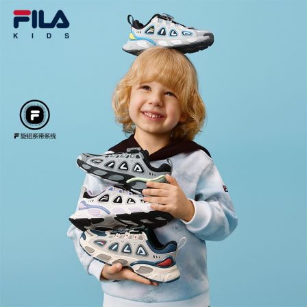 【妙角鞋小童】跑步鞋2025年冬季新款儿童复古跑鞋小童K14B541101