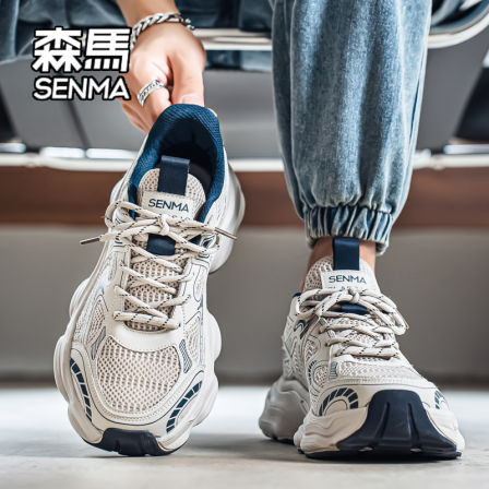 森马男鞋2026新款冬季潮牌百搭厚底运动鞋青少年软底跑步老爹潮鞋