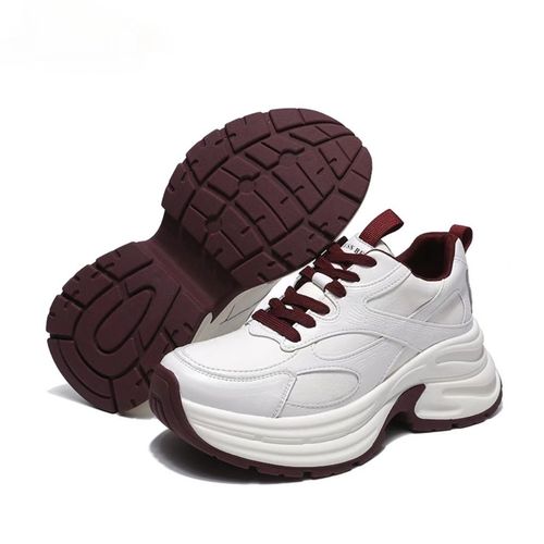 门店6&9/9！红武士系列」厚底增高不累脚百搭休闲运动老爹鞋 C25538主图