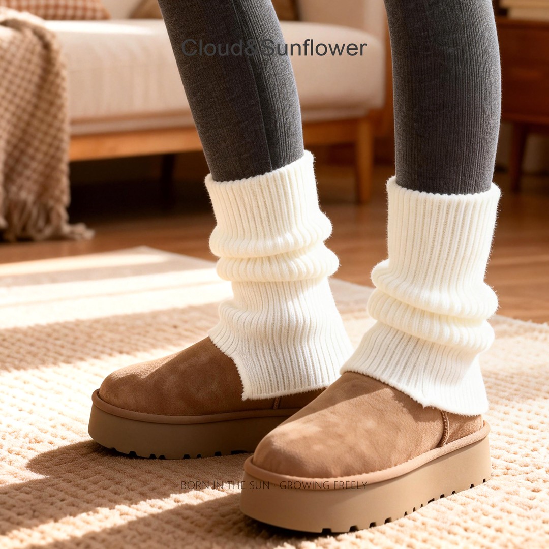 【云朵小葵】亲子冬季新年款爆款时尚保暖加厚毛绒防滑雪地靴主图