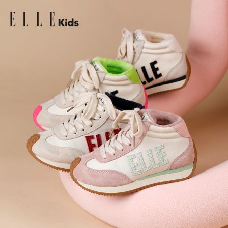ELLEkids童鞋儿童棉鞋冬季加绒男童二棉鞋保暖女童鞋子EFG4M3279