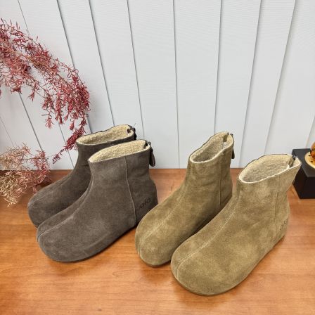 5厘米高端品质头层牛皮羊毛博肯雪地靴自留款老客一定入