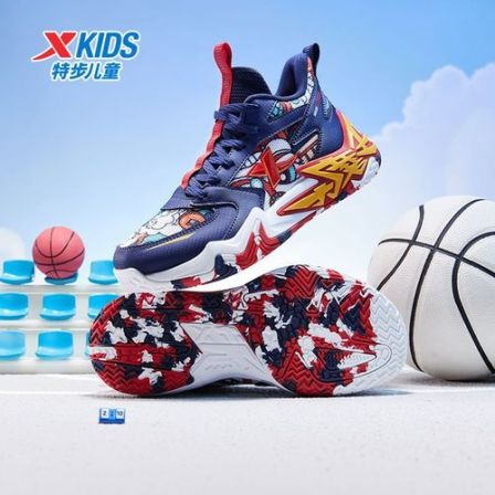 【大磨王篮球鞋】特步儿童冬季专业实战防滑减震运动鞋675315129448