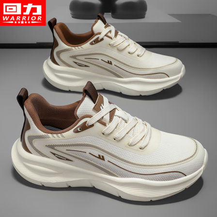 回力男鞋冬季2025新款运动休闲软底超轻减震跑步鞋加绒保暖二棉鞋