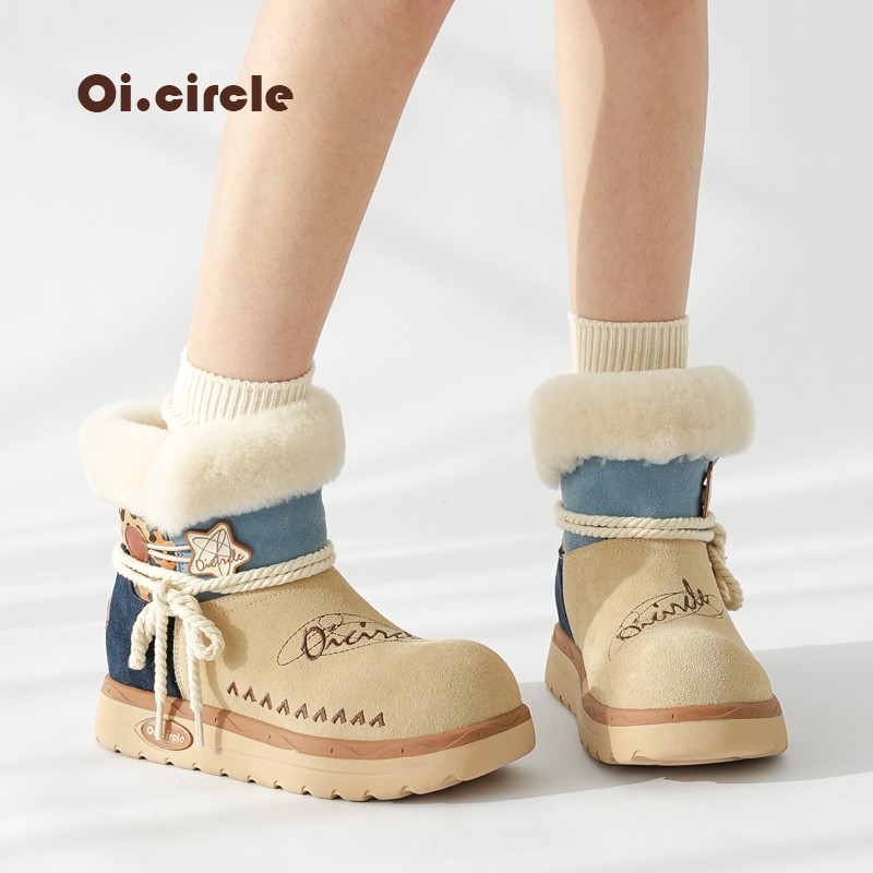 【增高6CM】厚底雪地靴原创女冬季外穿加绒加厚保暖棉鞋靴子防滑主图