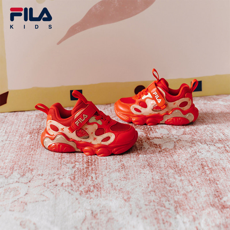 FILA KIDS斐乐童鞋儿童闪灯鞋2026春季新款男女婴幼童魔术贴鞋主图