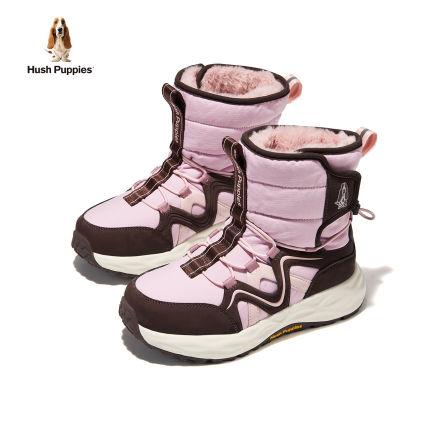 【3M新雪丽】暇步士童鞋儿童棉鞋保暖女童加绒户外棉靴软底运动鞋