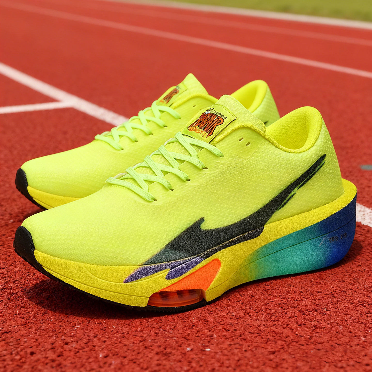 男鞋青少年减震全掌气垫运动鞋透气学生中大童防滑软底无碳板跑鞋主图