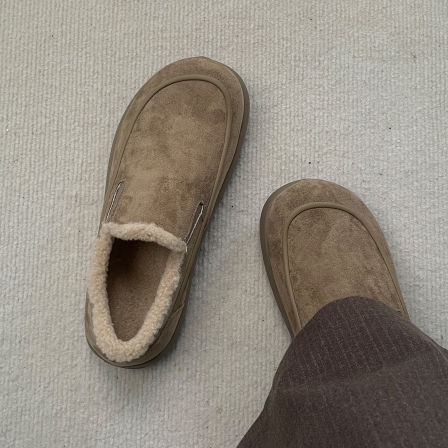 全包毛绒雪地靴男冬季加绒加厚保暖防滑2025新款室外女情侣大棉鞋