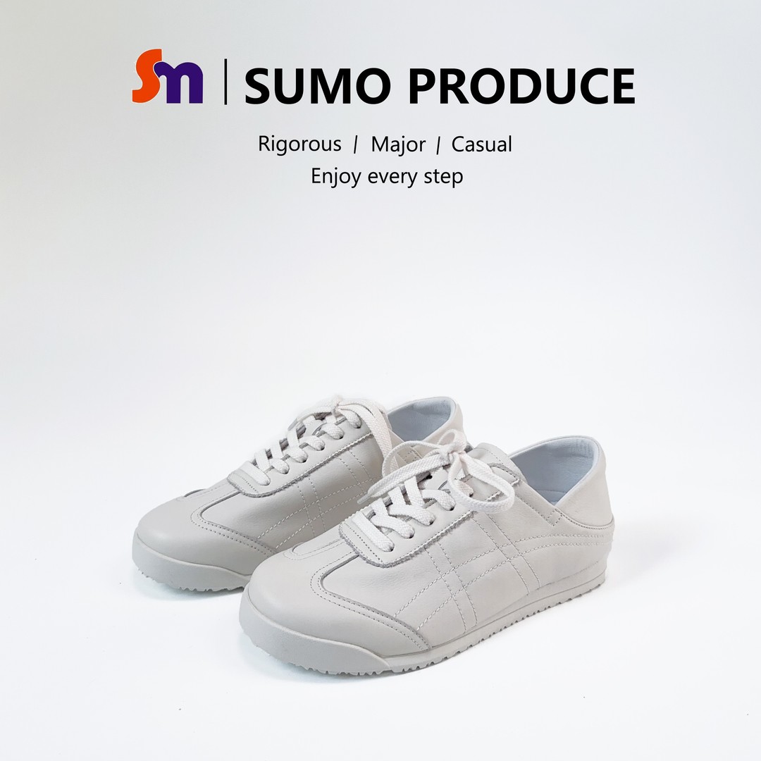 素陌超软牦牛皮阿甘鞋女真皮百搭休闲鞋透气平底鞋德训鞋5888主图