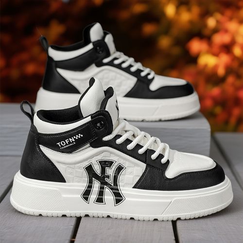 FN【4CM增高】男鞋秋季新款休闲板鞋宽楦不磨脚不挤脚运动小白潮鞋主图