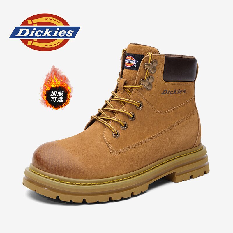 Dickies男鞋冬季加绒保暖二棉鞋经典百搭大黄靴厚底户外马丁靴主图