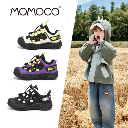 MOMOCO/玛米玛卡儿童棉鞋保暖休闲鞋2025冬季新款男童加绒运动鞋