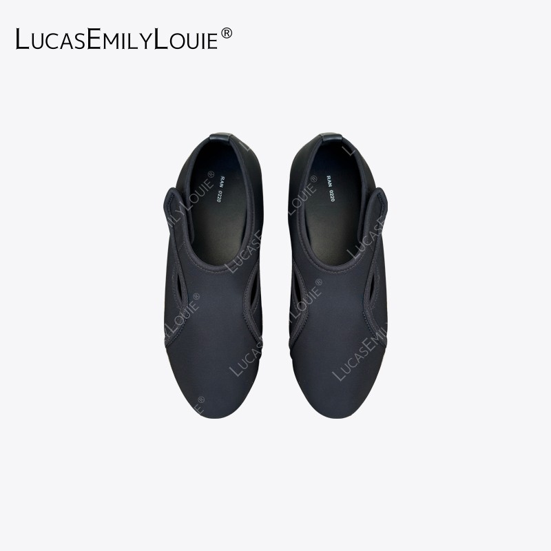 LUCASEMILYLOUIE欢姐0220简约时尚休闲魔术贴芭蕾平底鞋250185主图