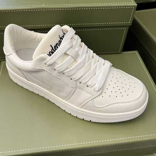 男士时尚运动休闲板鞋百搭真皮潮流低帮男款白色秋季潮鞋5781主图