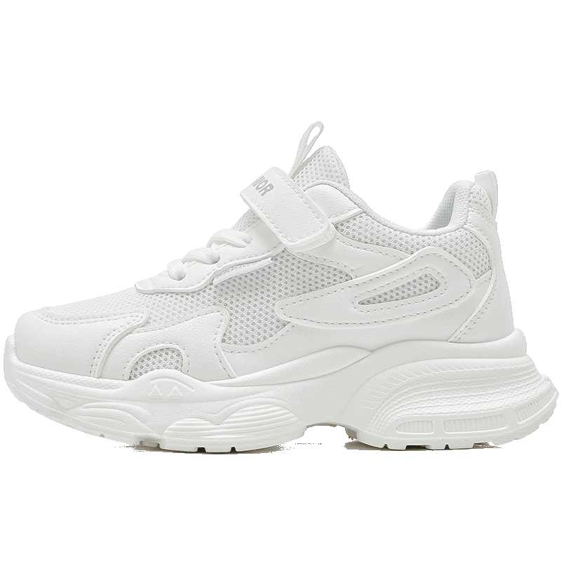 回力儿童运动鞋2025年冬季新款白色女童校园跑步鞋网鞋男童小白鞋主图